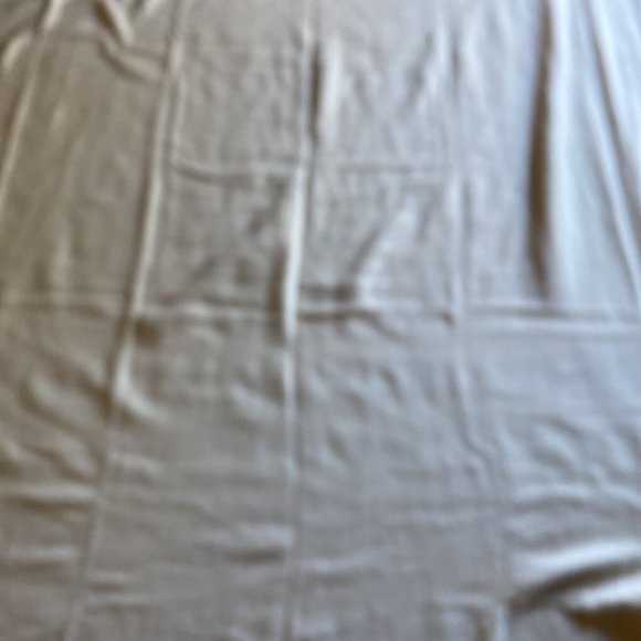 Vintagel Blanket Off White Satin Trim 102" x 90" Ivory Bedding - Picture 3 of 4